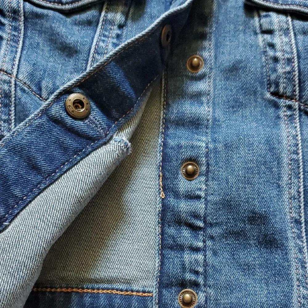GAP Blue Jean Jacket with Cropped Design